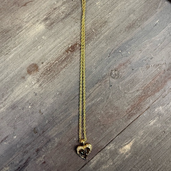Nina Ricci Gold Heart Necklace